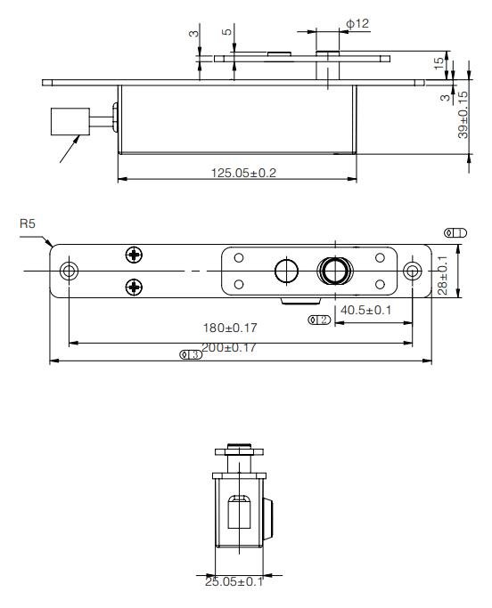 Electronic Bolt Lock MK232 - Vending Machine Lock - 1