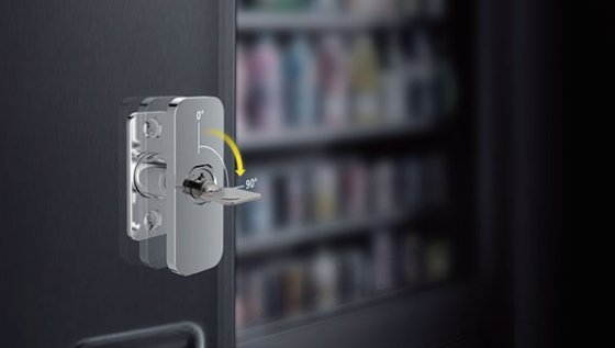 The new vending machine lock solves the management problem for you!